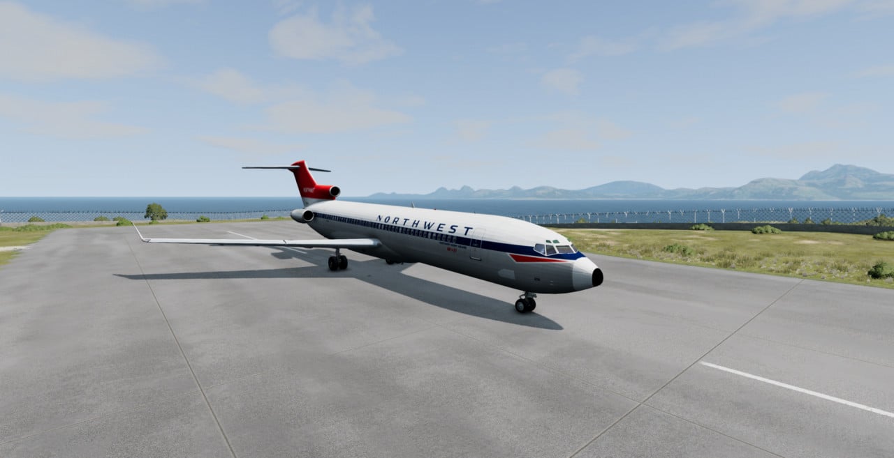boeing727 Northwest Orient Airlines N256US