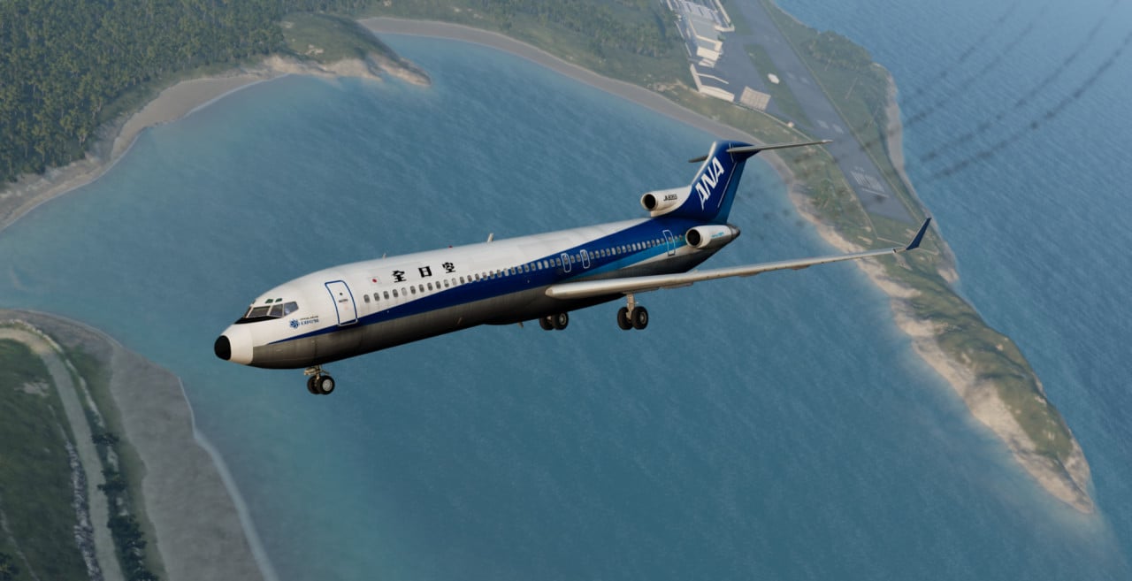boeing727 All Nippon Airways JA8355