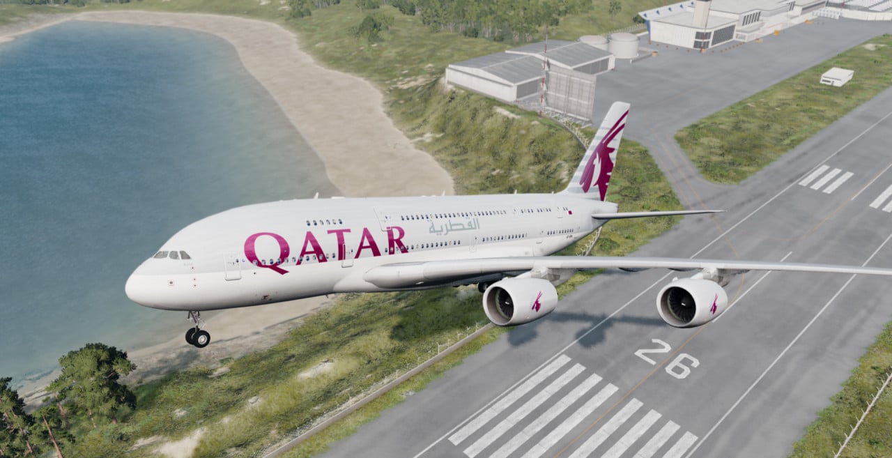 Airbus a380-800 Qatar Airways