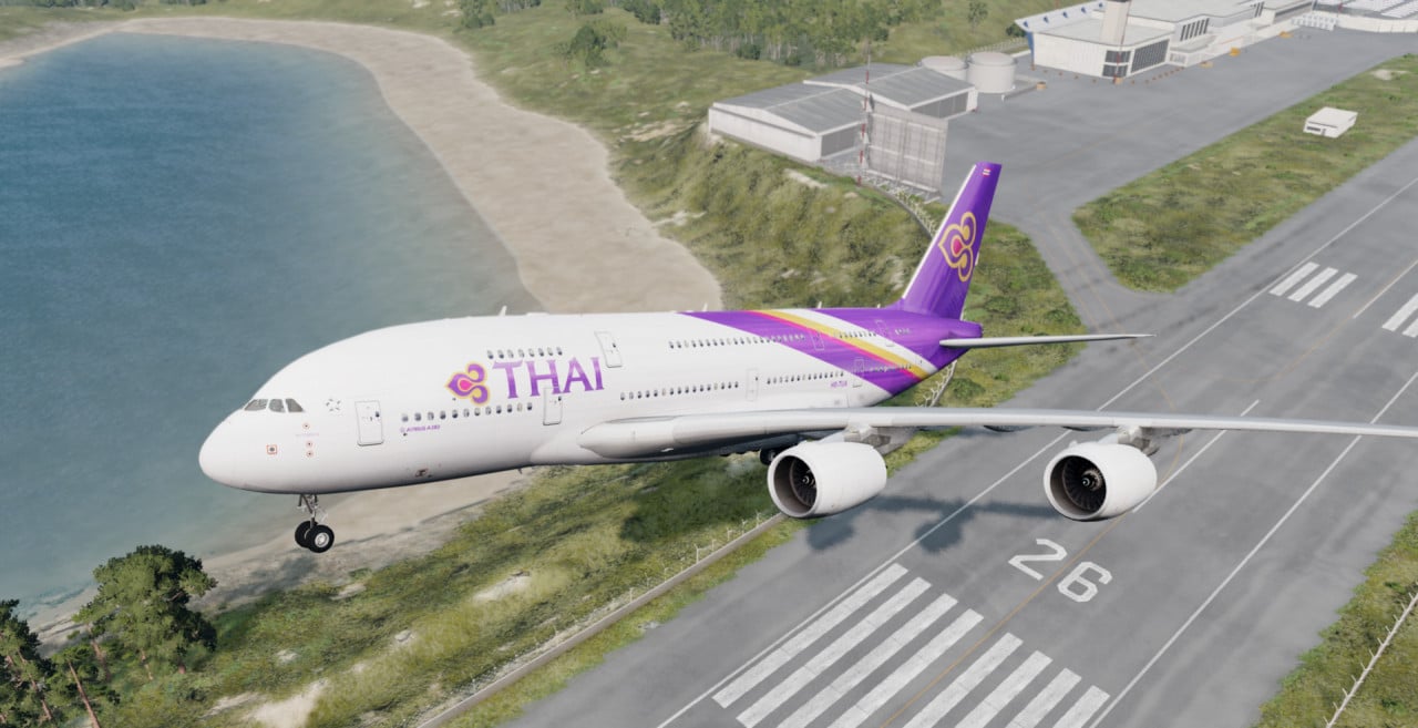 Airbus a380-800 Thai International Airways