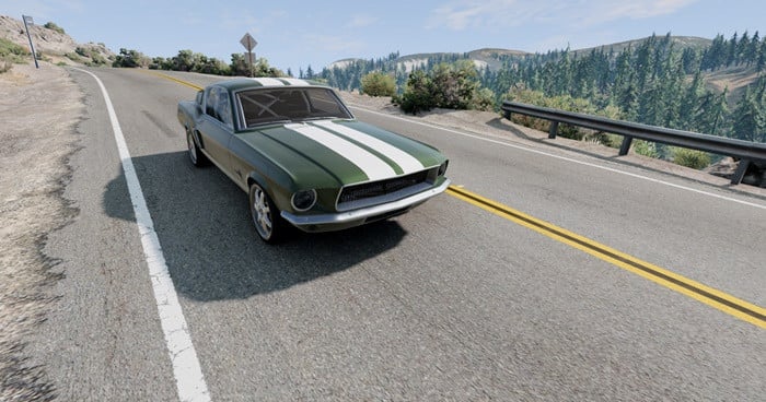 BeamNG – Ford Mustang HQ Car Mod