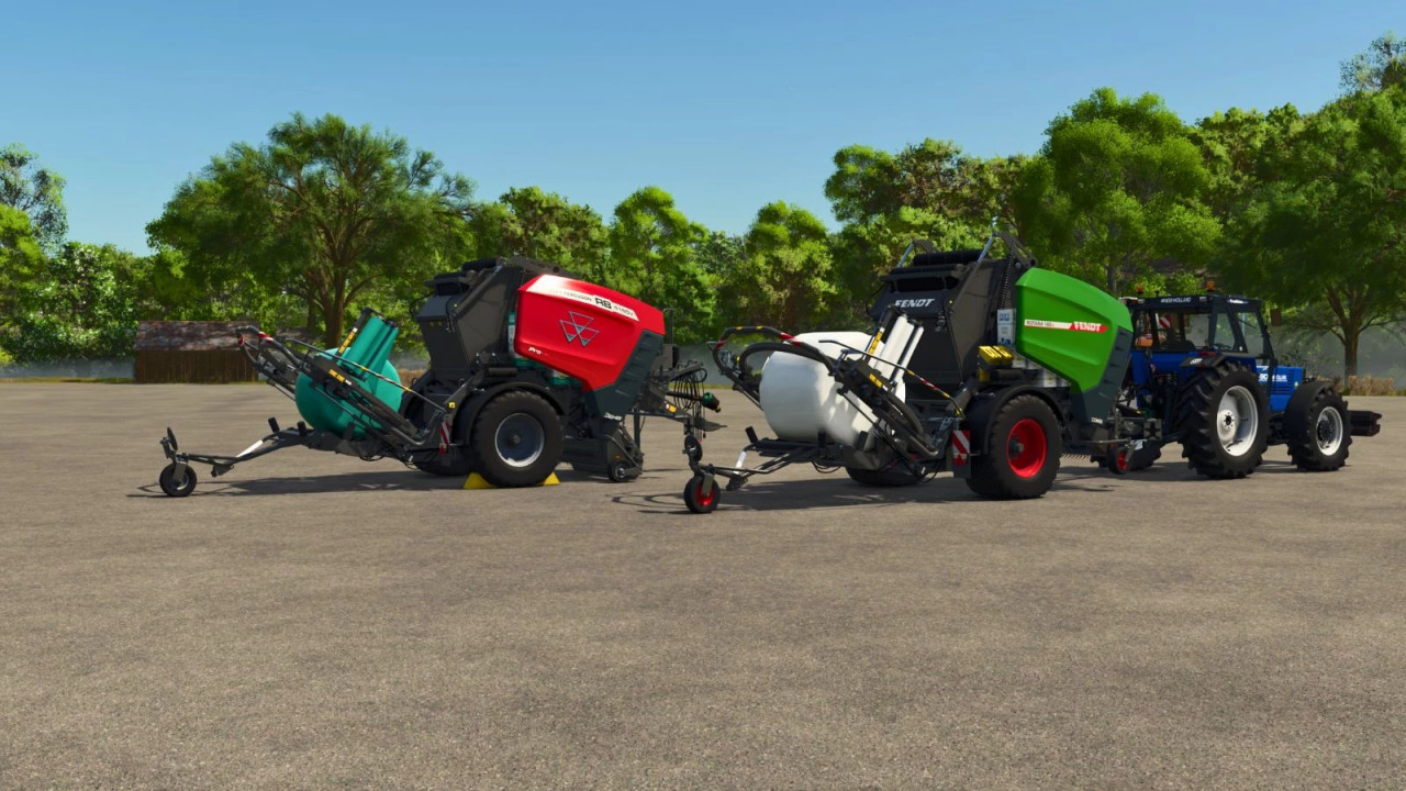 Baler Works With AI and Silage Additive