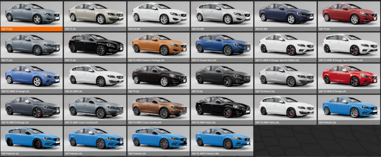 Volvo S60 P3 (2010-18)