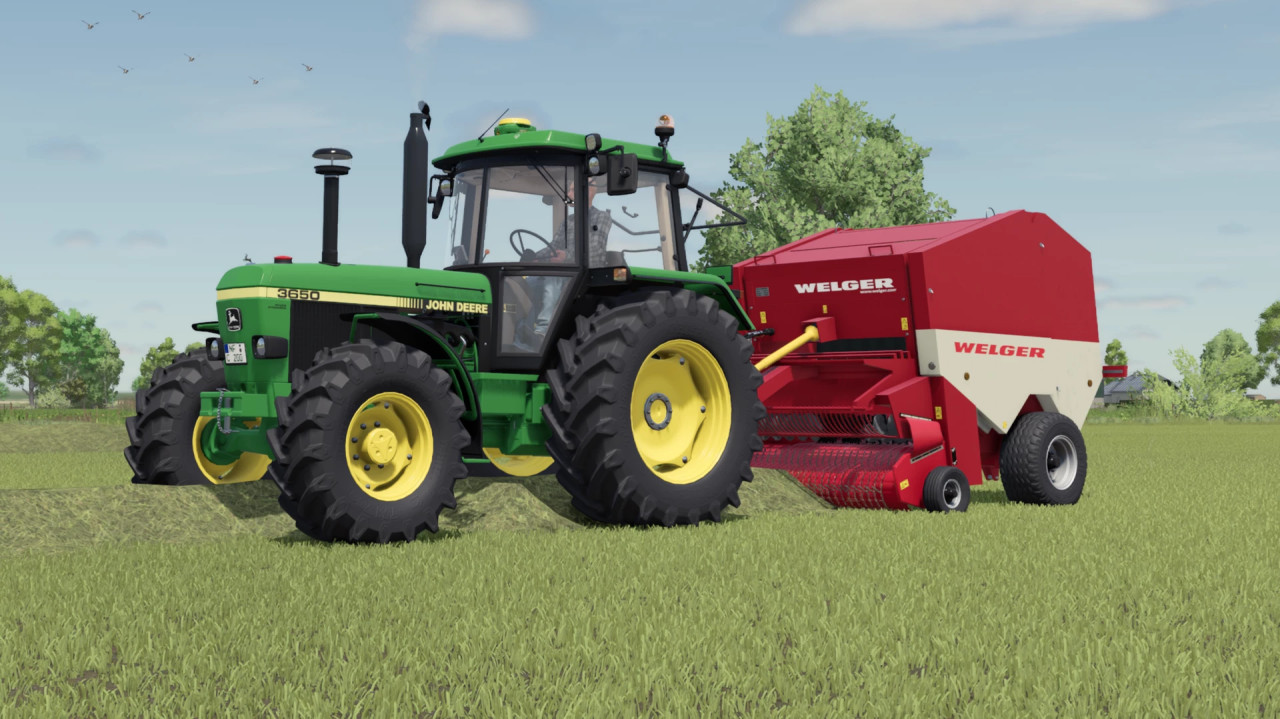 Welger round baler
