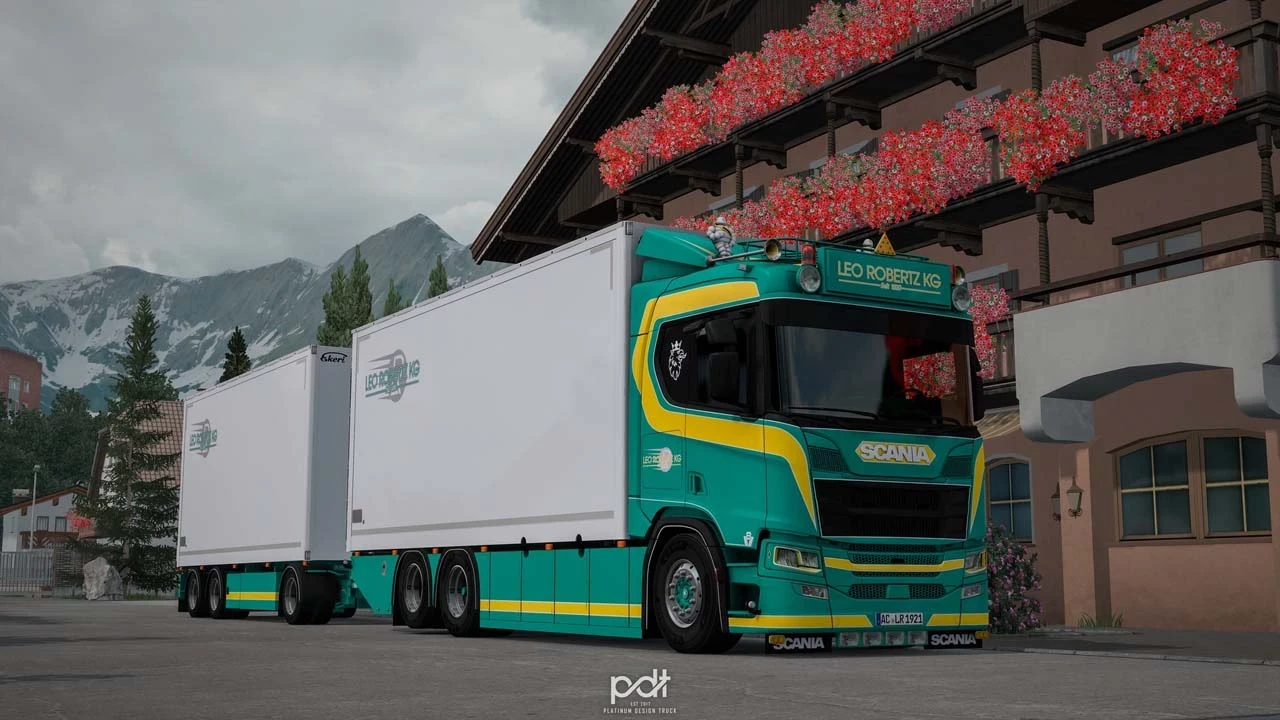 Scania R650 Leo Robertz KG + Trailer v9.0