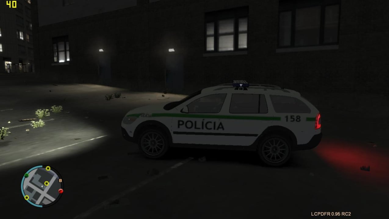 Slovak Police Car