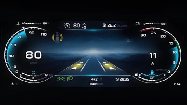 IVECO S-Way Improved Dashboard
