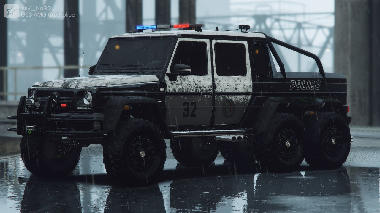 Mercedes-Benz G63 AMG 6x6 Police
