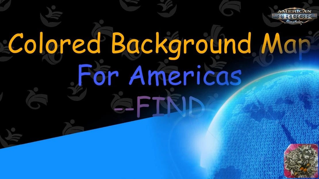 Colored Background Map ATS