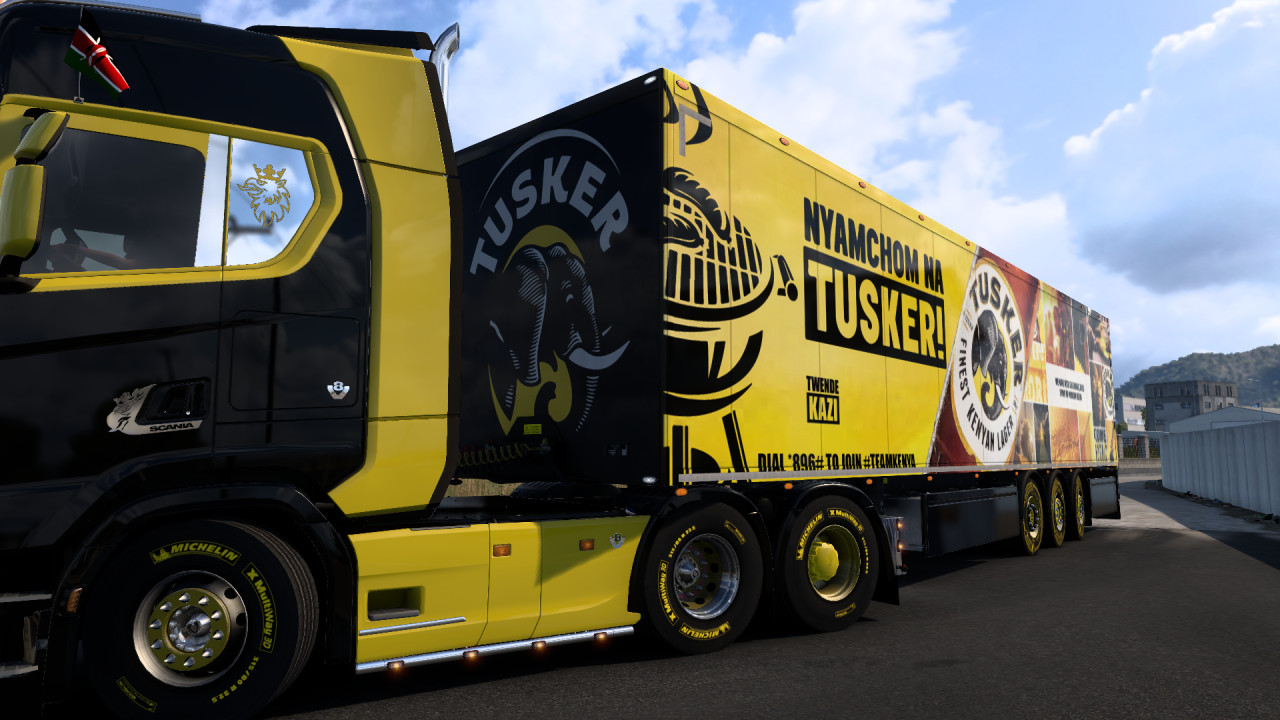 Tusker Beer African Logistics Skin