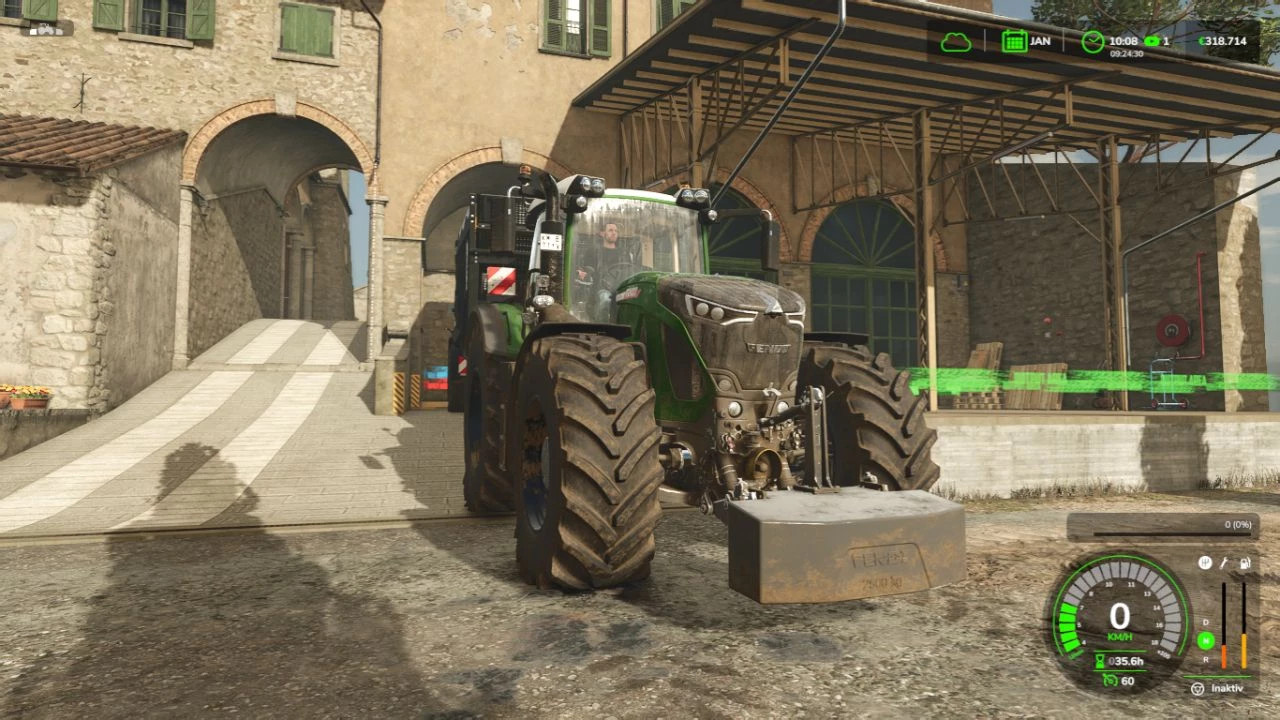 Fendt 900 Vario realistic driving physics