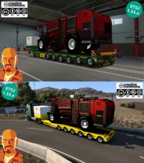 Schwerlast Siemens Trafo Trailer Special Transport v2.0 thumbnail 3