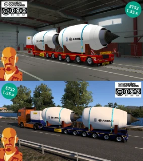 Schwerlast Siemens Trafo Trailer Special Transport v2.0 thumbnail 4