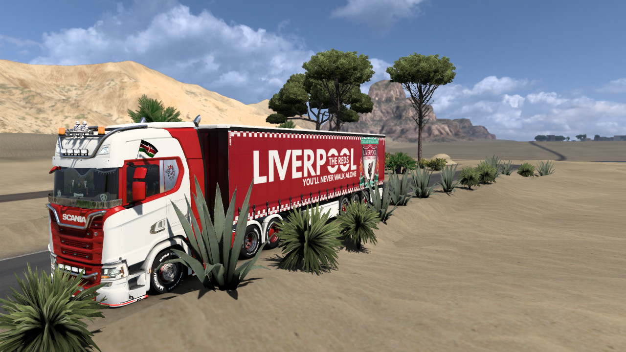 Liverpool FC Realistic Trailer Skin