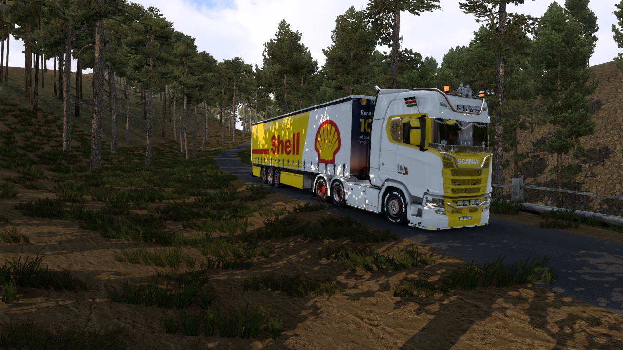 Shell Fuel Box Trailer Skin