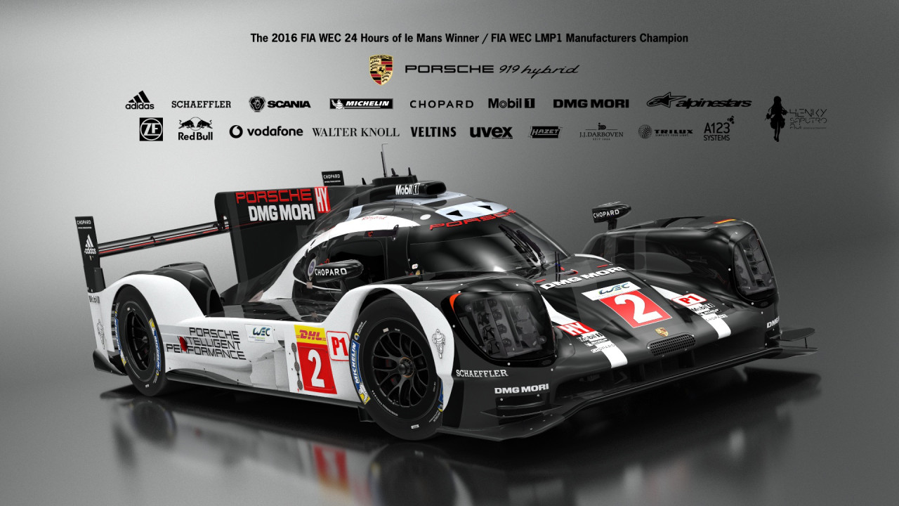 Porsche 919 Hybrid 2016 #1 & #2 8K & 4K
