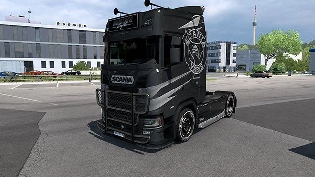 Scania Silver Grey Skin