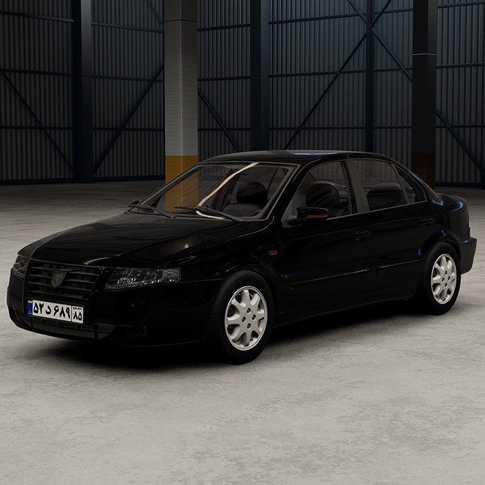 مود ماشین ایرانی سمند سورن پلاک ملی بازی BeamNG.Drive