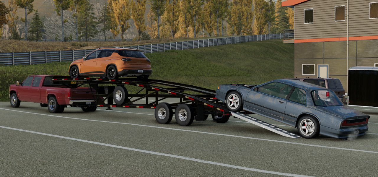 Grant Gooseneck Wedge Car Trailer