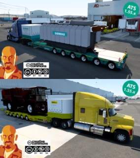 Schwerlast Siemens Trafo Trailer Special Transport 2.0 thumbnail 2