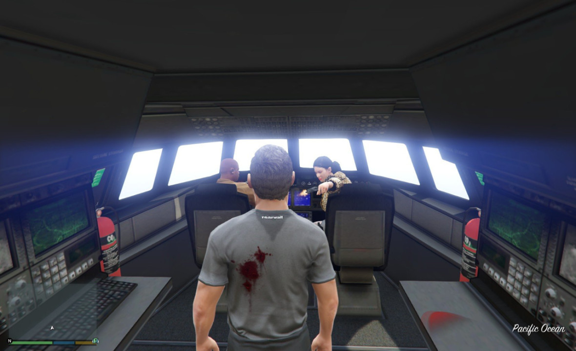Autopilot: Walk around cargo plane while flying and drive out the back