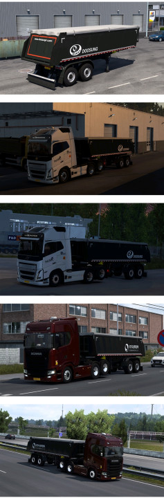Doosung dump tralier livery
