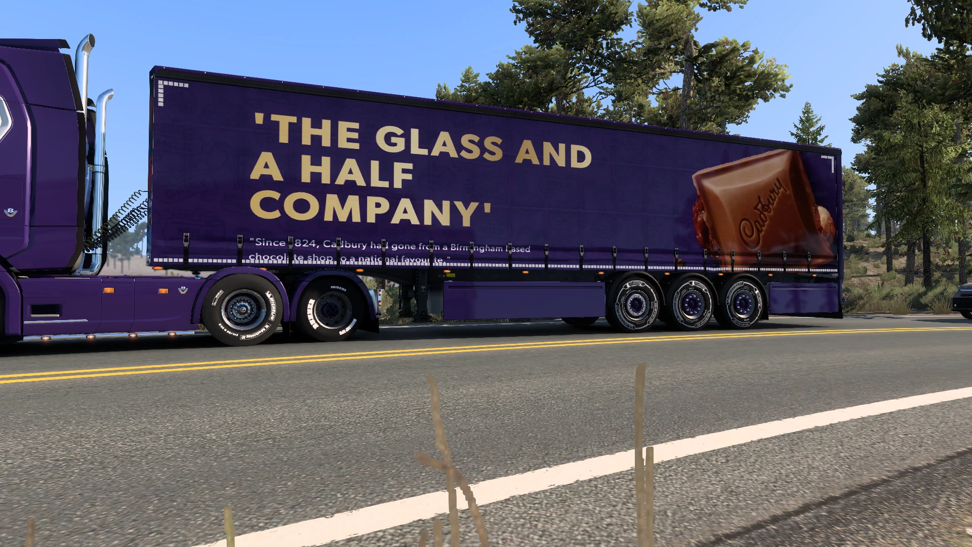 Cadbury Chocolate Trailer Skin 1 thumbnail 6