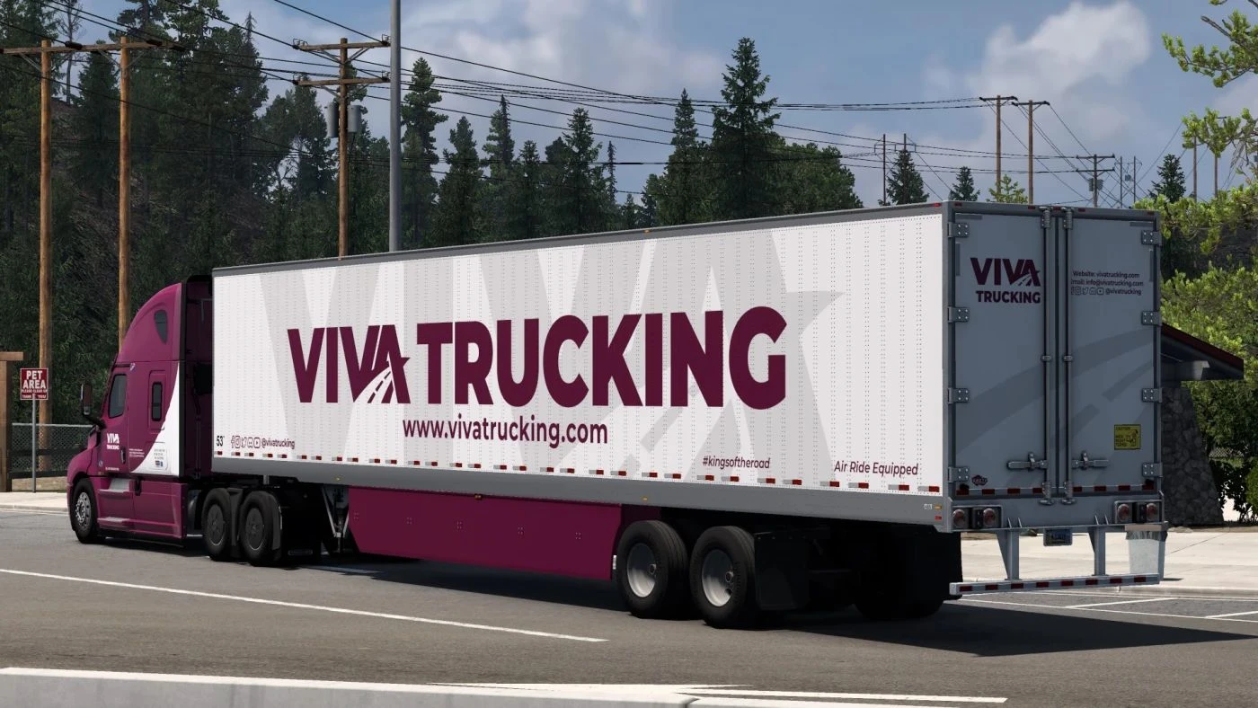 Viva Trucking ATS Company Trailer Paint Jobs 1.0