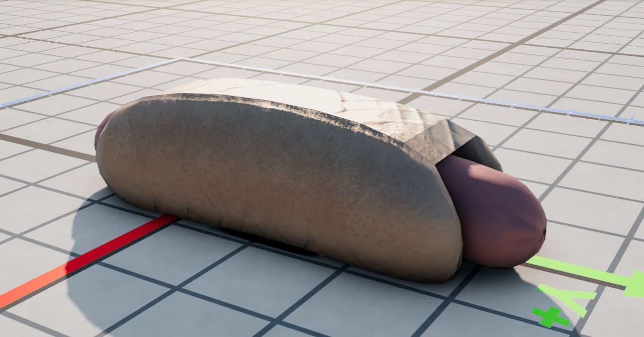 sausage in the dough