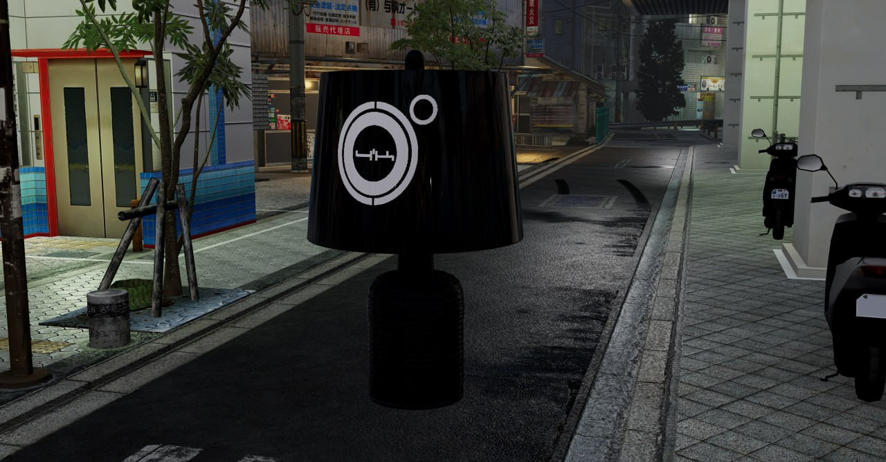 lamp on wheels