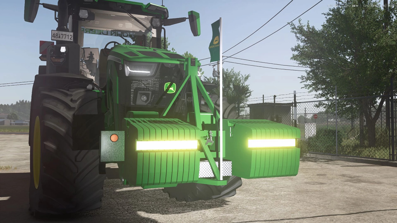 John Deere double weight