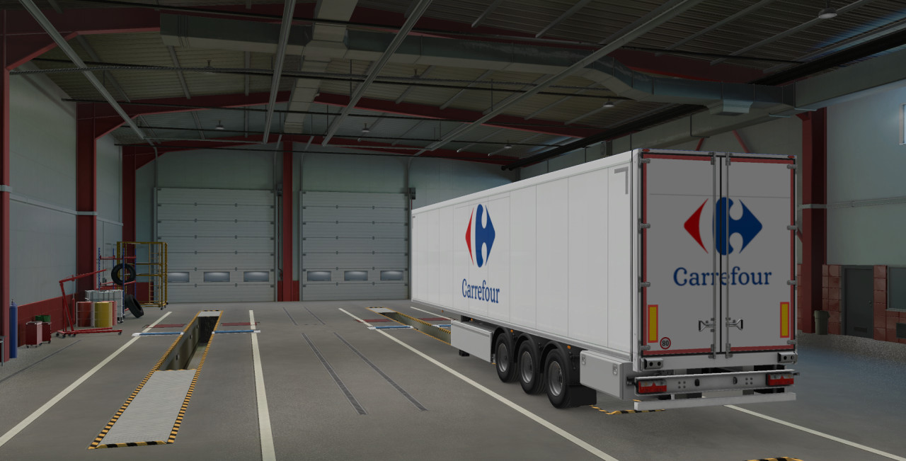 Trailer skin carrefour