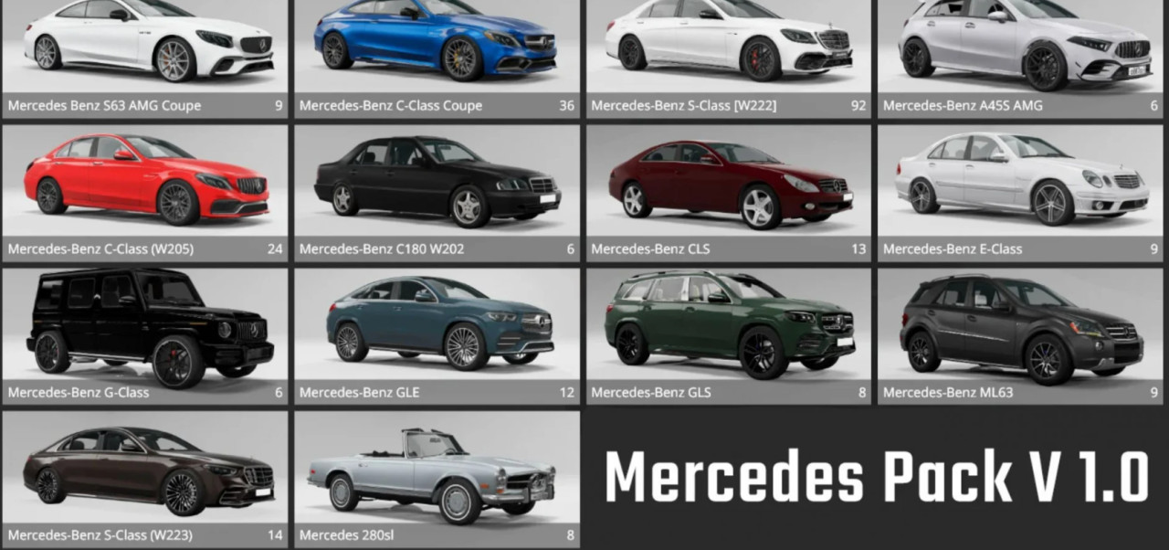 Mercedes Car Pack