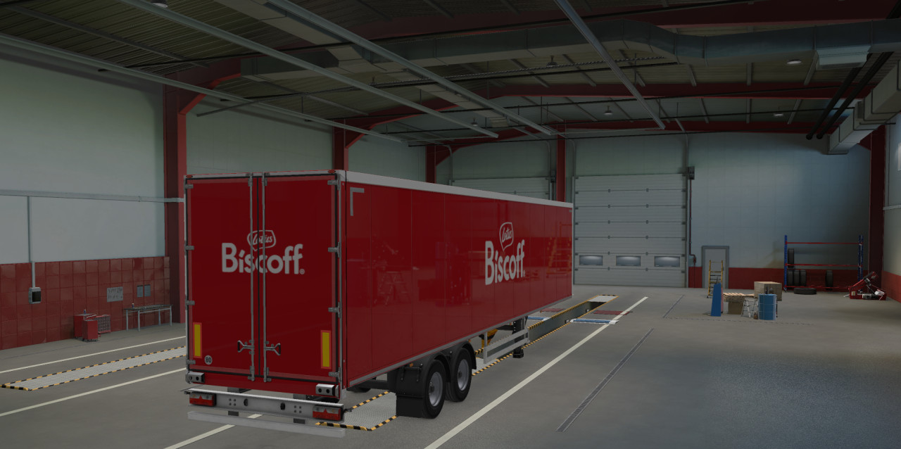 Trailer skin biscoff
