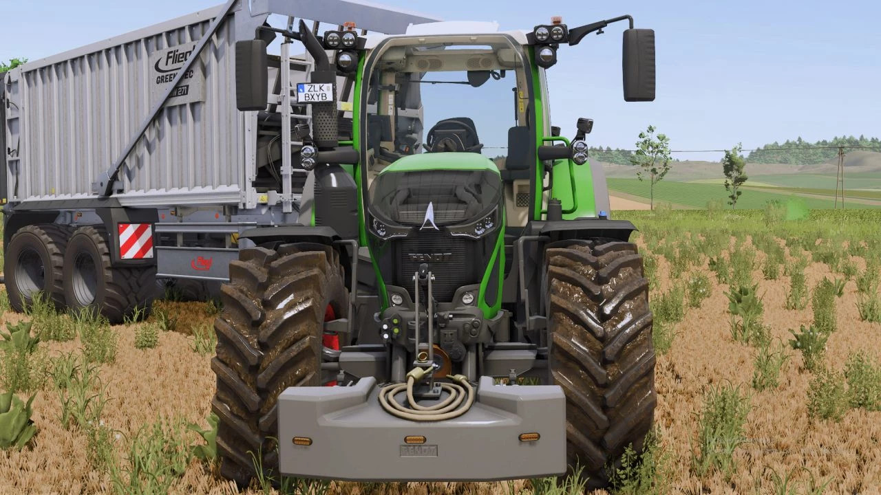 Fendt weight 1250kg with stroboscopes