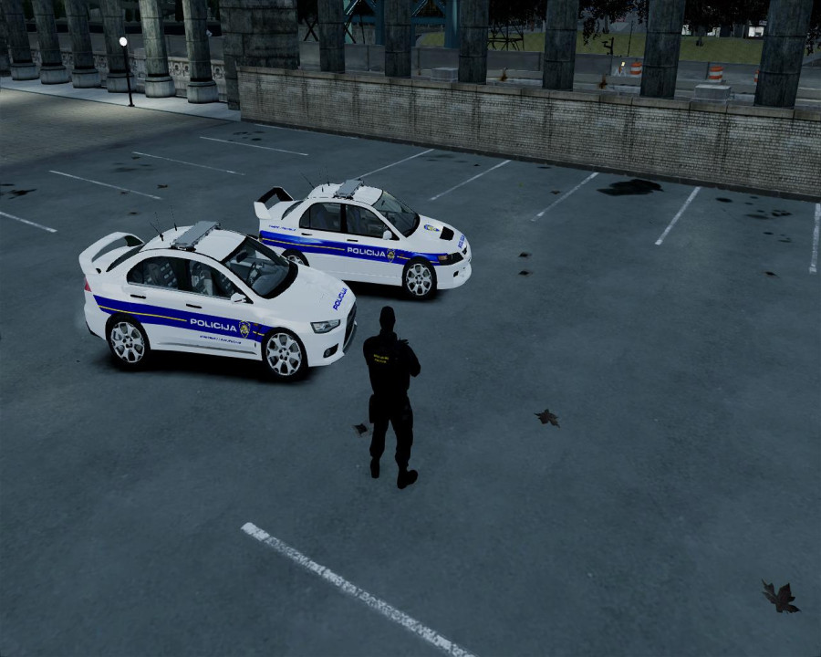 Mitsubishi Evo 9 & Evo 10 Croatian Police skin