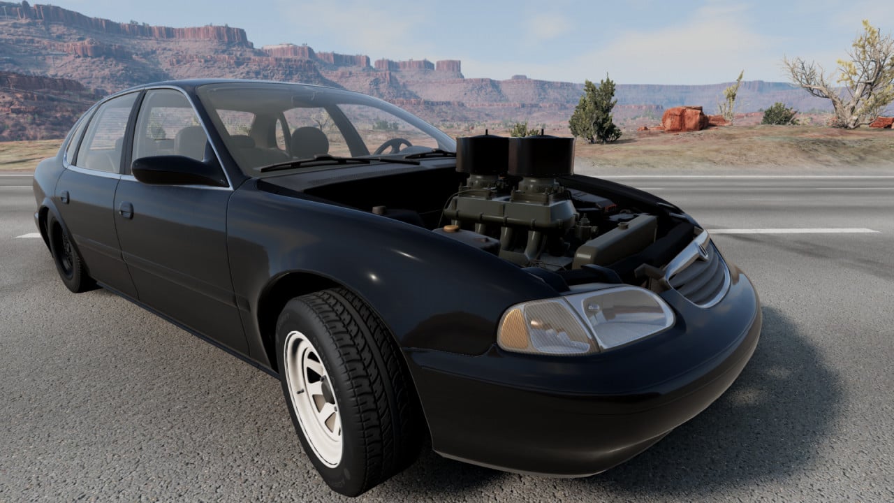 High Rise V8 engine