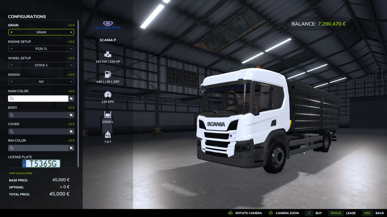 Scania P220/360-7L/9L