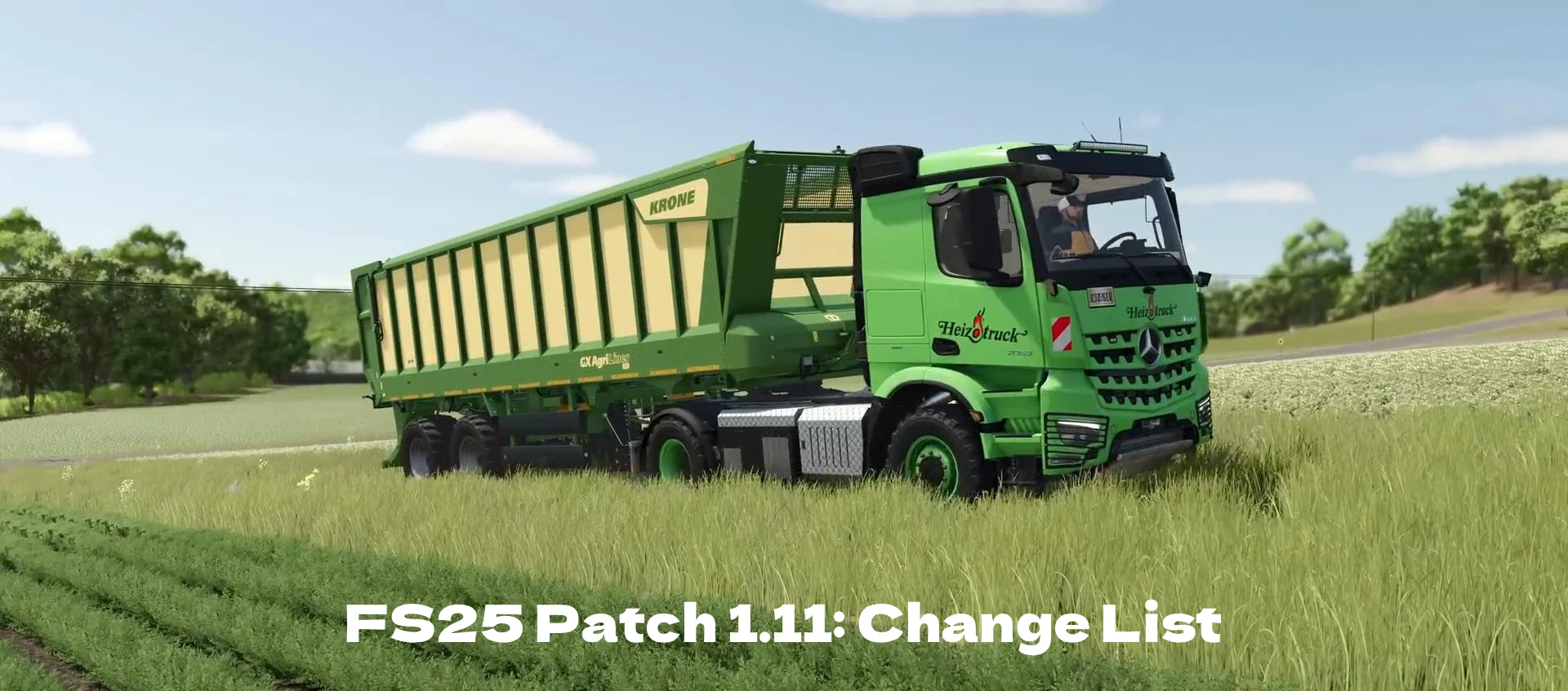 Patch 1.11 for Farming Simulator 25 is out: list of changes and new ...