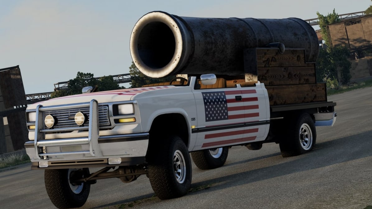 Off-Road Old Cannon