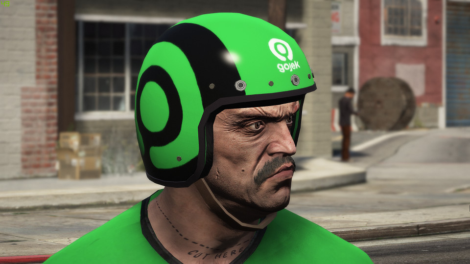 Gojek Indonesia Skin Mod - Helm dan Jaket Gojek