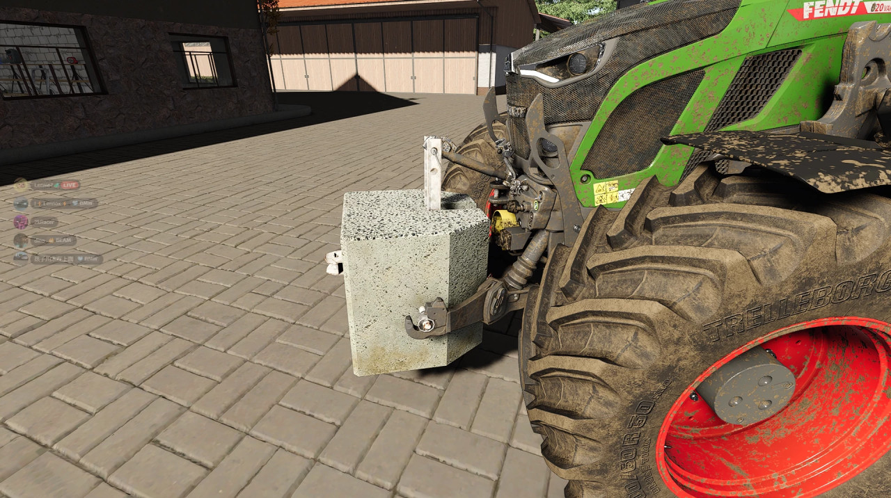 800kg concrete weight