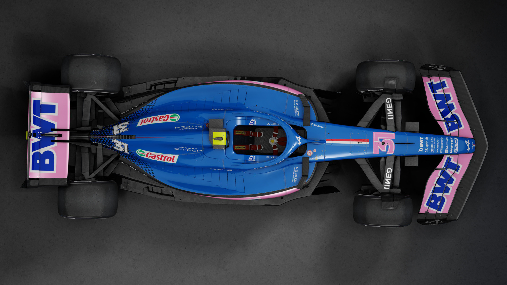 VRC Formula Alpha 2022 Alpine A522 Livery image 3