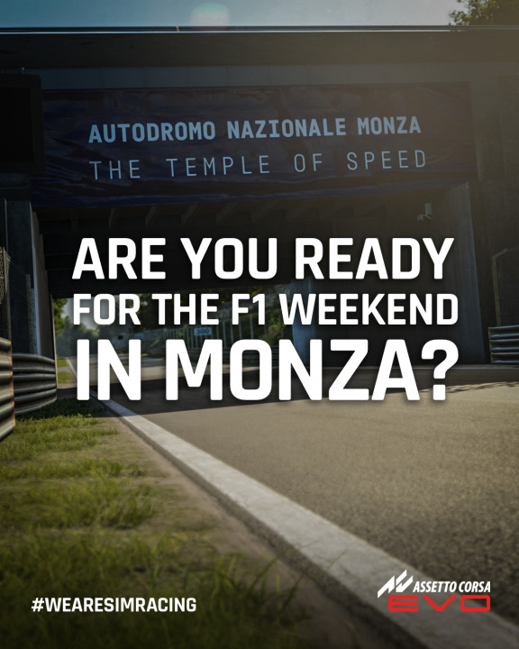 Announcement of the Monza Circuit and new Ferrari for Assetto Corsa Evo
