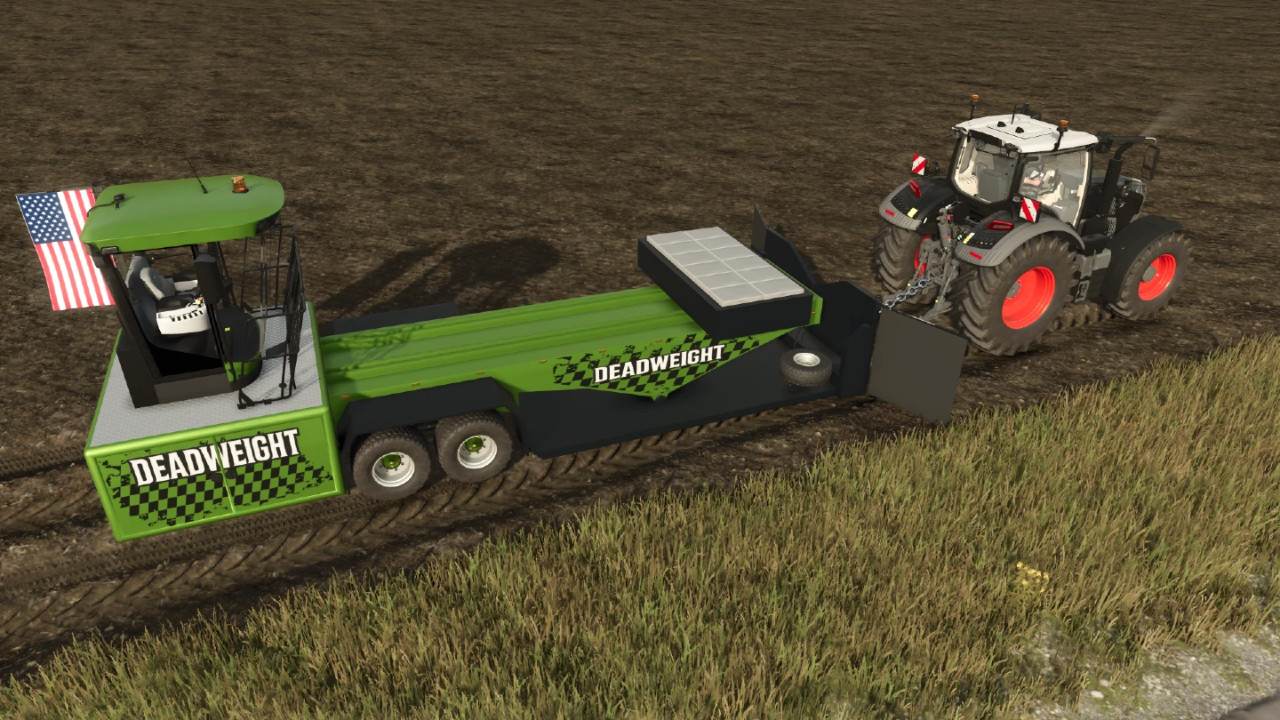 FS25 Tractor Pulling Sled