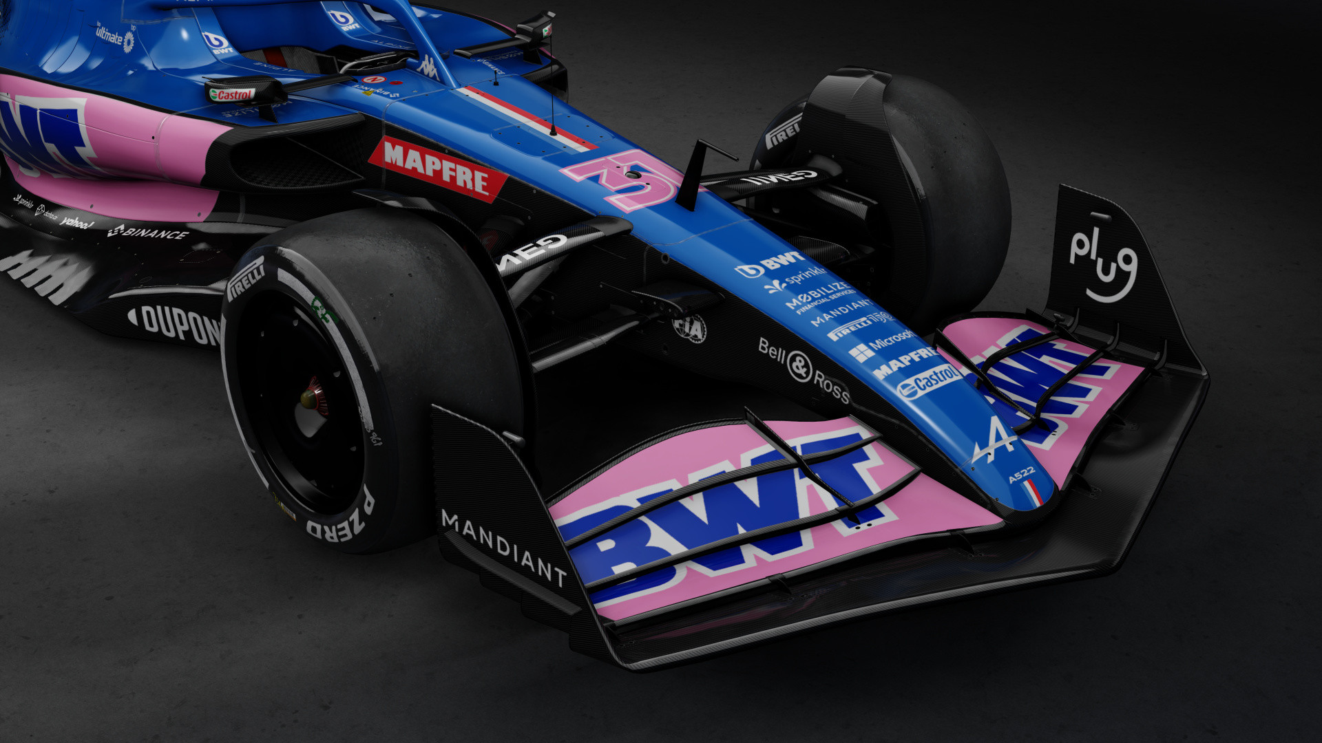 VRC Formula Alpha 2022 Alpine A522 Livery image 4