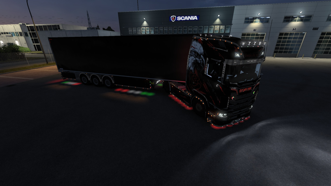Scania Skin & Illuminazione LED