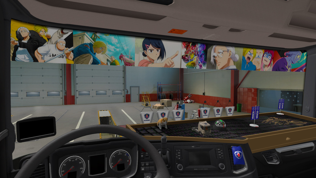 Sakamoto Days Scania Window Sticker Pack