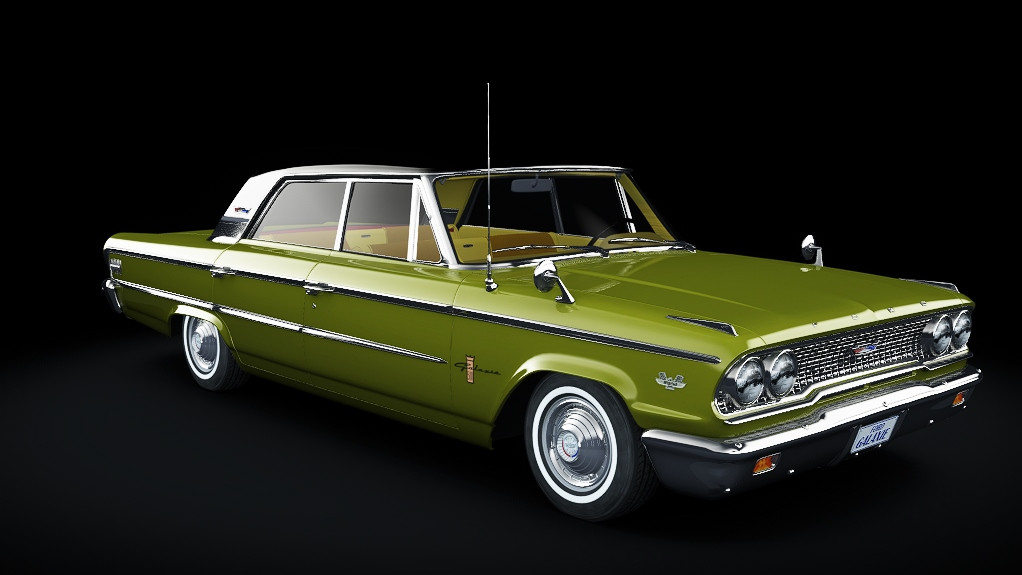 Ford Galaxie 500 4-door (LHD) 1963