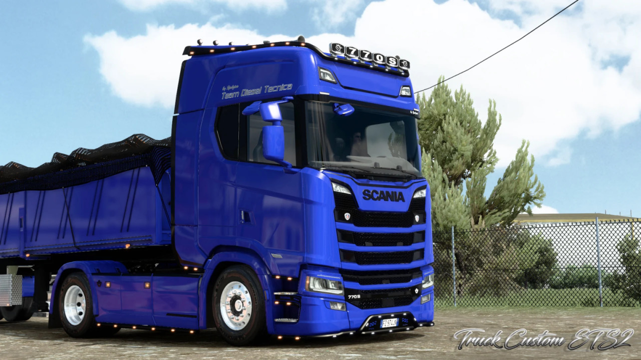 PACK BARRE PAINT-BLACK SCANIA S